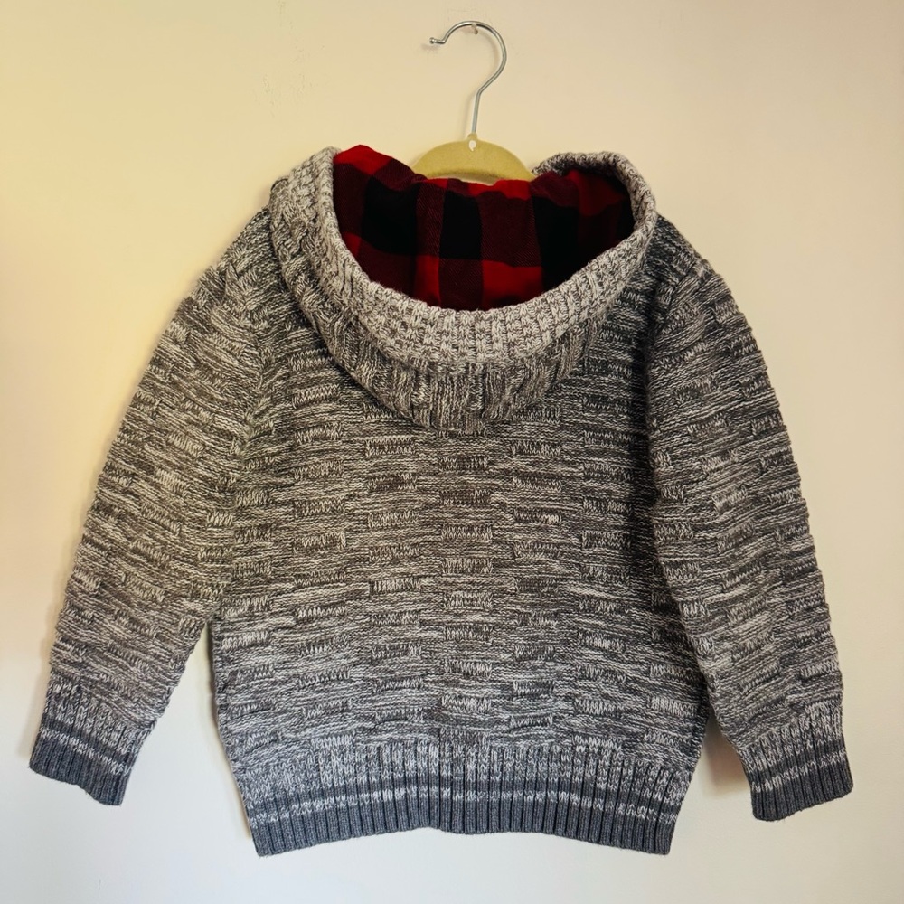 Cat & Jack Boys Hooded Sweater, Size 4T - Picture 2 of 2